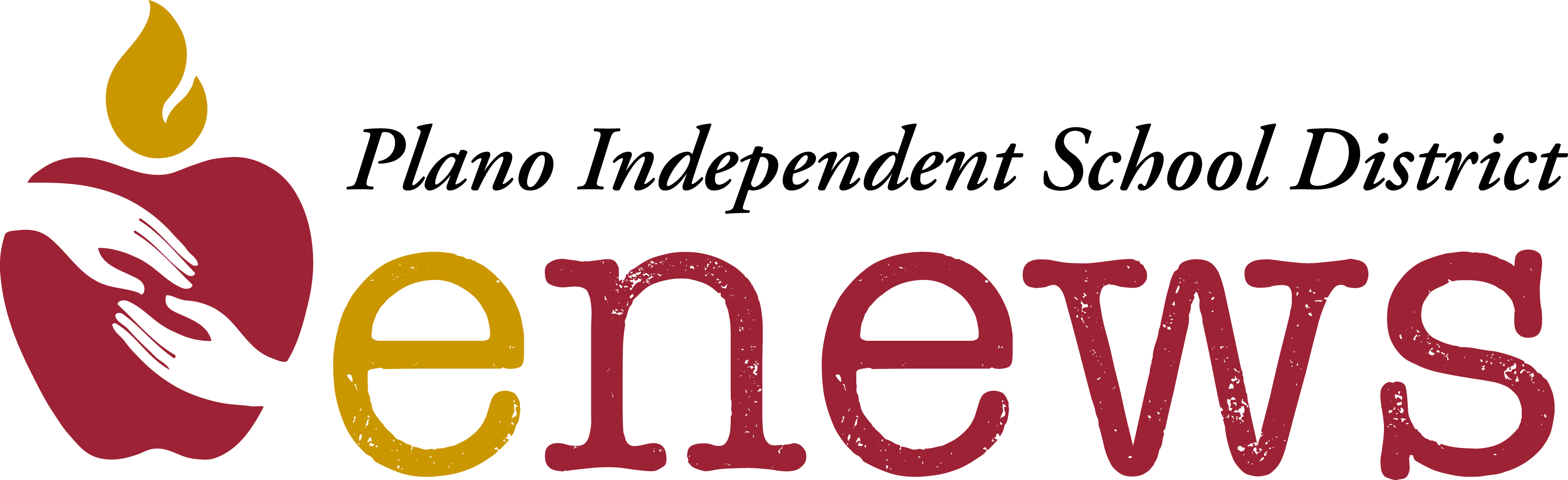 PISD eNews with apple logo 